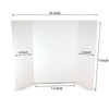 Sotitime 4PCS Trifold Poster Board Presentation Board Science Fair Display
