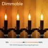 ALAMPEVER LED Chandelier Light Bulbs 40 Watt, Dimmable CA11 Candelabra