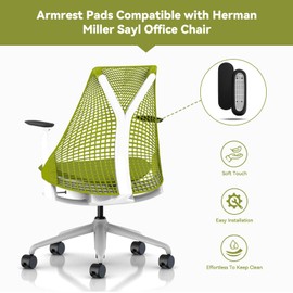 SINOLUXE Arm Pads Caps Replacement for Herman Miller Sayl Office Chair,Office Chair Arm Rest Replacement