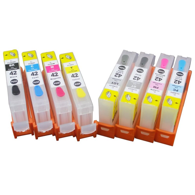 UP CLI-42 Refillable Ink Cartridge Compatible for Canon Pro100 Pro-100