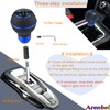 Arenbel 5 Speed Round Shifter Lever Knob Car Gear Stick