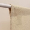 SunnyDayFabric Noren, Natural Half, Plain, Beige, Approx. Width 28.3 x