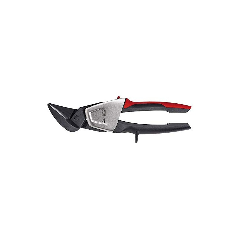 Bessey D39ASSL Left Cutting Shape and Straight Cutting Snips, Black/Red