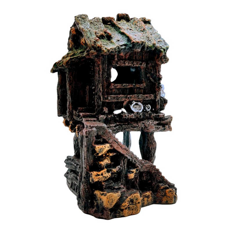 M2cbridge Aquarium Decorations Fish Hideout House Shelter Betta Cave (Style