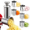 Stainless Steel Slicer Shredder Attachment for KitchenAid Stand Mixer
