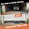 Nayotaa Garage Door Seals Bottom Rubber - 10FT Garage Door