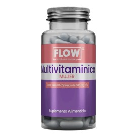 Flow Multivitaminico Mujer - 90 Capsulas - 500 mg - de, y,