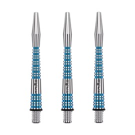 WINMAU Dart Shaft - Triad RX Aluminium Dart Stems - 1 Set per pack (3 darts Shafts in total) - Professional Darts Accessories - Blue Intermediate Shafts