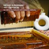 Indian Rosewood Wide Tooth Hair Comb with Curved Handle –