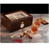 Bald Eagle Cedar Cigar Humidors with Hygrometer, Handcrafted Cigar Box