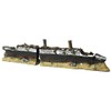 fazhongfa Aquarium Titanic Shipwreck Decorations Resin Wreck Ship Fish Tank