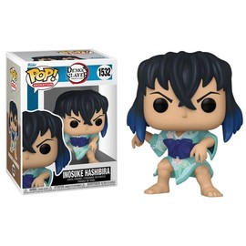 Funko Pop Demon Slayer + Protector: Pop! Animation Vinyl Figure (Gift Set Bundled with ToyBop Brand Box Protector Collector Case) (Inosuke Hashibira with Kimono)
