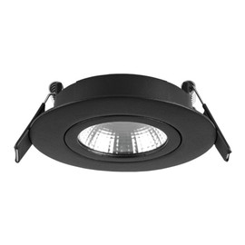 Integral ILDL65L006 Lux Ultra Slim Tilt 6.5w LED Downlight, matt Black, IP40, 4000k, 670lm, 36° Beam