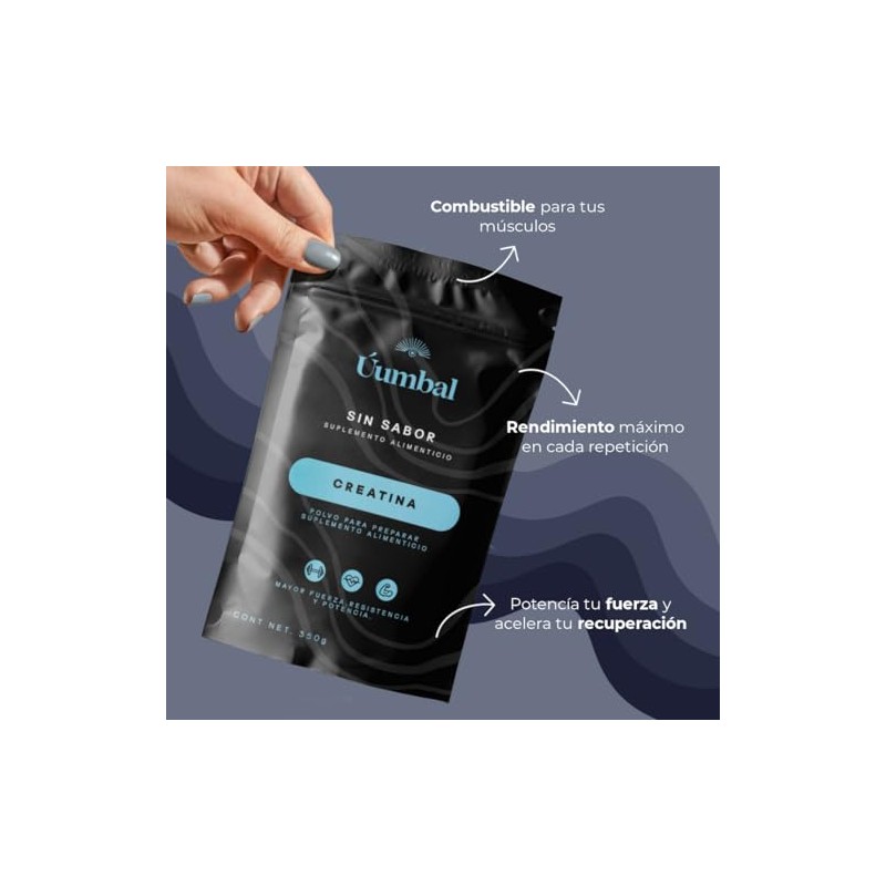 Creatina Monohidratada 350 g Creatina de alta pureza En Polvo