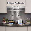 Range Hood 30 inch Under Cabinet, Stainless Steel Kitchen Vent