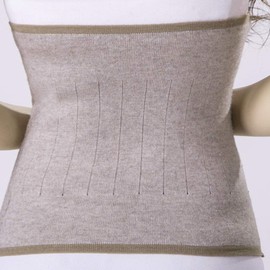 Thermal Lumbar Support Cashmere Knit Stomach Kidney Warmer Abdominal Binder Lower Back Belt Brace Waist Trimmer Band Elastic Back Stomach Kidney Protector Postpartum Belly Wrap Warming Kidney Recover