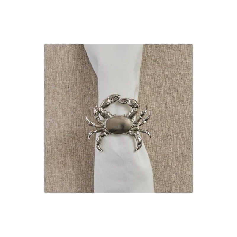 Split P Crab Napkin Ring Set of 4