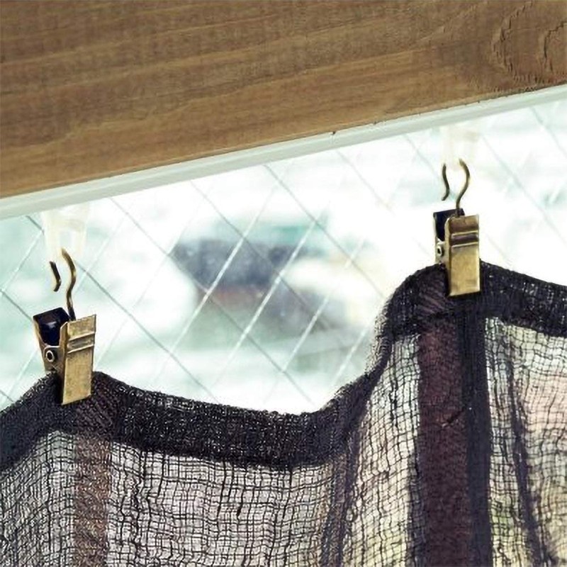 KaiYi Curtain Clips, Strong Stainless Steel Curtain Hook Clips, Set