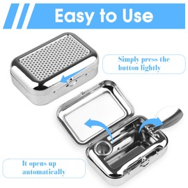 Travel ashtray, pocket ashtray for on the go, pocket ashtray odour-proof, ashtray for on the go, ashtray for outdoors, ashtray to go for travel, camping