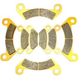 MC Brake Pads for John Deere XUV Gator 625i 825i 855D 2011 2012 2013 2014 2015 2016 2017-825E 855E 2018 2019 2020-825M 855M 2019 2020 2021 2022 4X4 Front Rear Sintered Copper Brakes MC610F609R