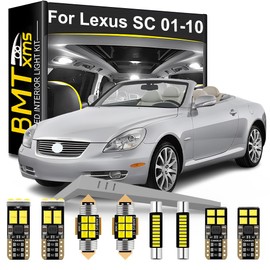 BMT xms LED Interior Light Kit Replacement for LEXUS SC430 2001 2002 2003 2004 2005 2006 2007 2008 2009 2010