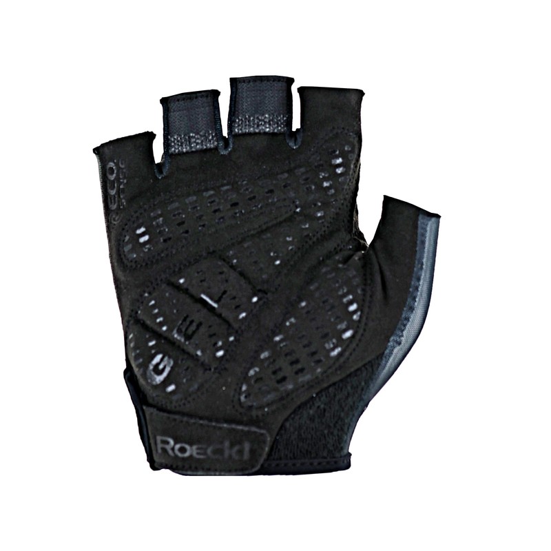 Roeckl Istia Cycling Gloves Short Black/Grey 2024: Size: 9.5, Black