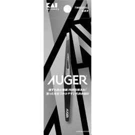 AUGER Tweezers (Kai Corporation) AUGER Diagonal Eyebrows, Eyebrow Eyebrows, Unwanted Hair Tweezers, Men's, Grooming
