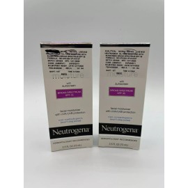 Neutrogena 2x NEUTROGENA Oil-Free Facial Moisturizer with SPF35  2.5oz NEW Discontinued