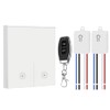QIACHIP Wireless Light Switch with Transmitter and Receiver Kit, Wireless