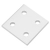 5Pcs Aluminium Extrusion Profile Joining Boards 4‑Hole Vertical Connecting Plates