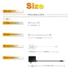 DAYBETTER Under Cabinet Lights, 6 PCS Dimmable Under Cabinet Lighting