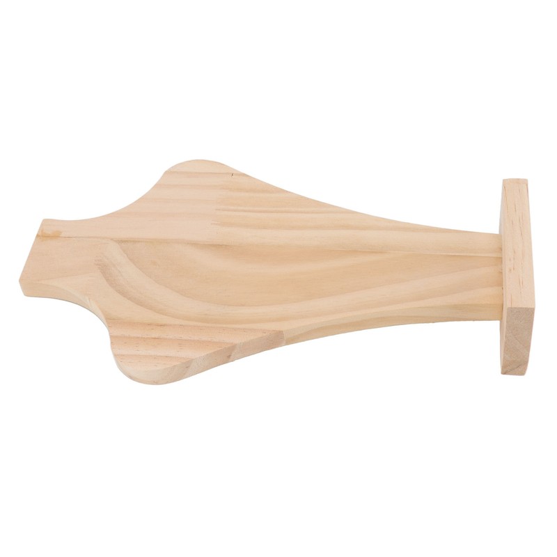 2pcs Wooden Necklace Display Stand Vase Shaped Light Weight Solid