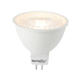 Tecnolite Connect - Foco Inteligente MR16 Flash Smart con Bulbo, Iluminación Interior, Luz Blanca Atenuable, 5 Watts, Control App Connect, Compatible 