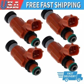 Unbranded 4X Fuel injector 5033708 For Johnson Evinrude 90 115 140 HP Outboard 2003 - 2006