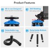 APEXEL APL-JJ07 Detachable Flexible Octopus Tripod Portable Mini Travel Mobile