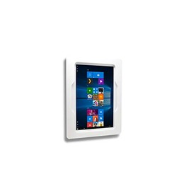 TABcare Security Anti-Theft Acrylic Case for MS Surface Go Used as Kiosk, POS, Store, Show Display. Configured as VESA, Wall Mount, Desktop Stand (White, Desktop Stand)