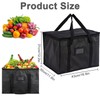 Difistik Food Delivery Bag, Large Thermal Bag for Food Delivery,