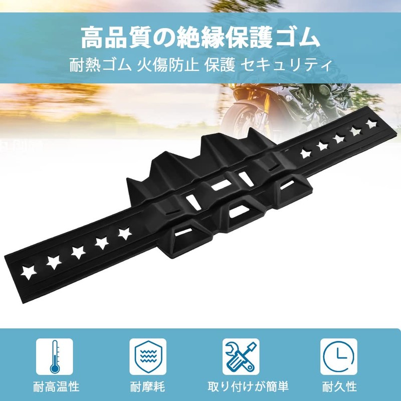 WETARENDA Silencer Protector Guard, Exhaust Pipe Guard, Heat Resistant Protector,