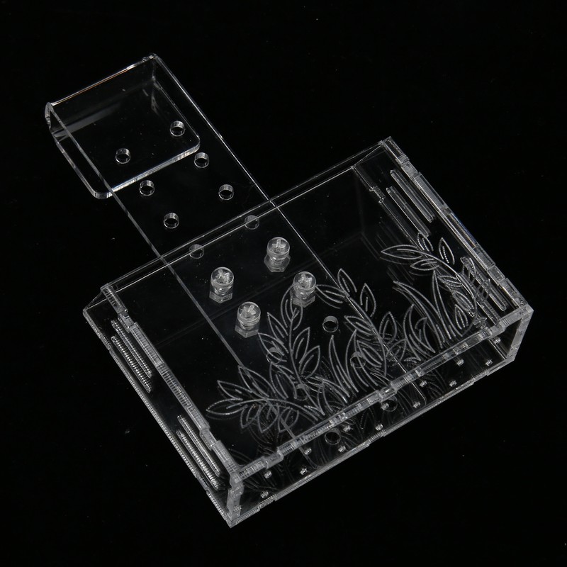 Aquarium Aquatic Planter Transparent Acrylic Fish Tank Hanging Water Plants