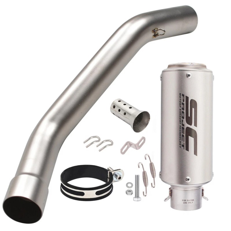 Unbranded For Kawasaki Ninja ZX10R 2008-2020 Motorcycle Exhaust Mid Pipe