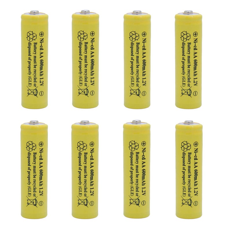 QBLPOWER ni-cd aa 600mah 1.2v Rechargeable Battery for Solar 2A