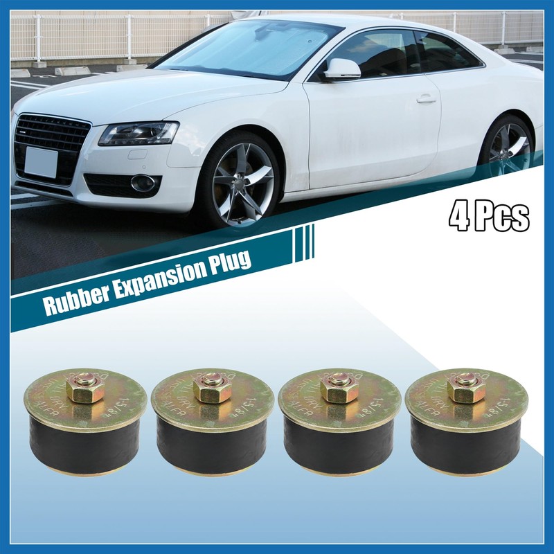 A ABSOPRO 4pcs Car Freeze Rubber Expansion Plug Fit 1-5/8"