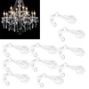 Tomotato Pack of 10 Chandelier Crystals, 10.5 cm Teardrop Shape