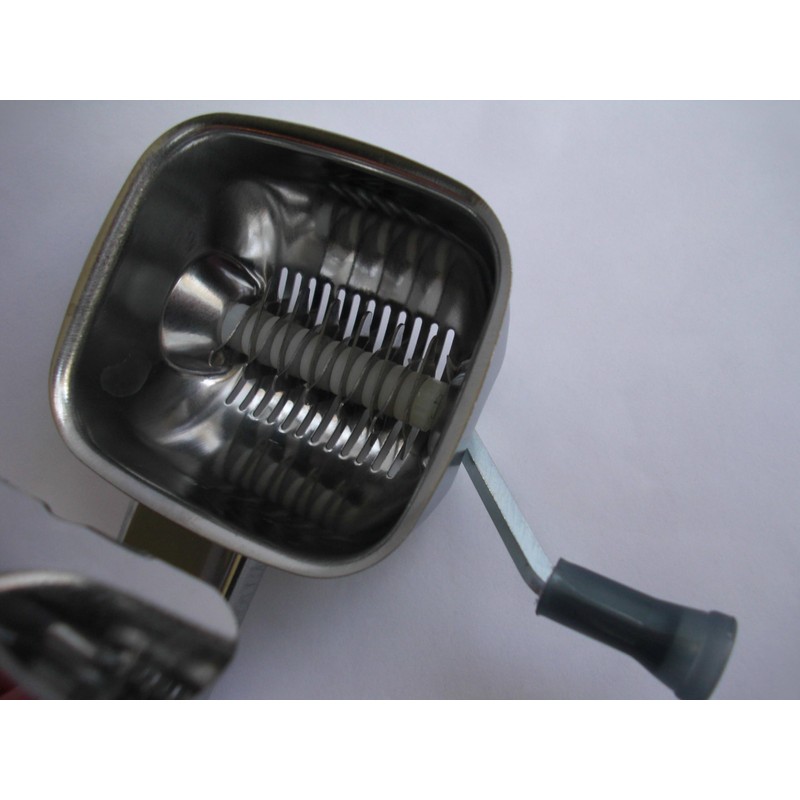 Tredoni Stainless Steel Parsley Mincer Grater with Lid, Herb Mill