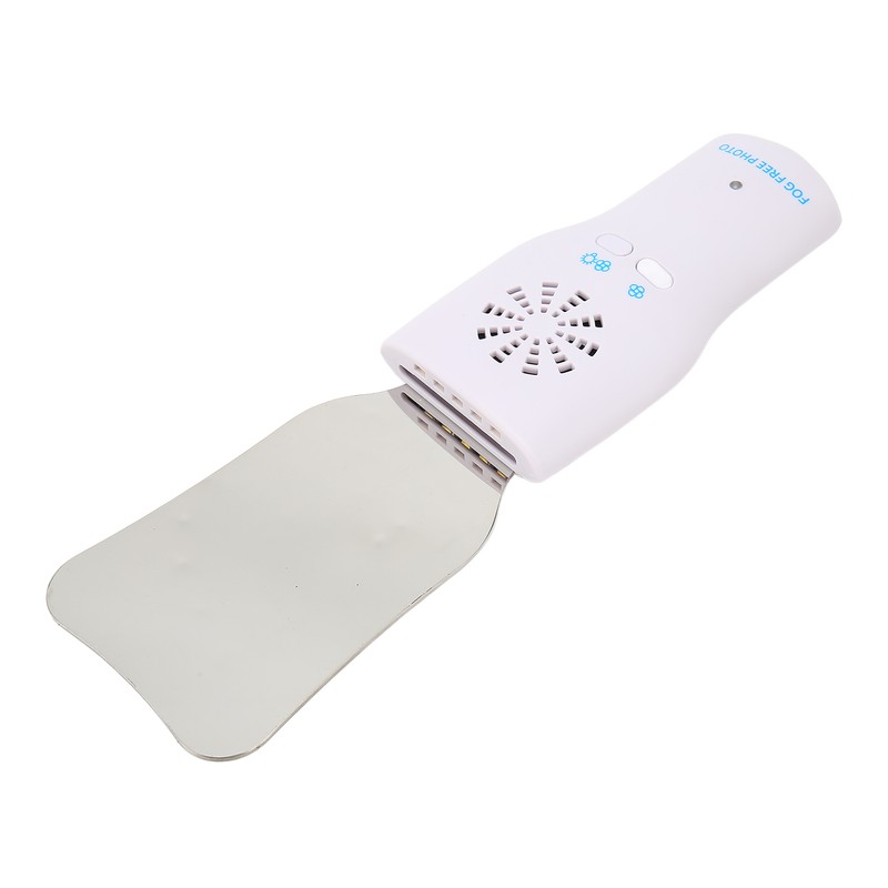 Dental Mirror Handle Prevent Fog LED Light Teeth Oral Cavity