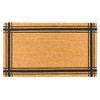 KAF Home Coir Doormat, Heavy-Duty, Weather Resistant, Non-Slip PVC Backing,