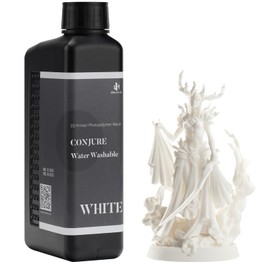 Chitu Systems Water Washable Resin 1KG,Faster Post-Processing, Easy to Clean 3D Printer Resin,405nm Standard Photopolymer Resin for 8K/10K/12K/LCD/DLP/SLA 3D Printers (White, 1000g)