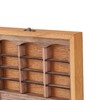 Miniature Wooden Bookshelf Anxiety Relief Multi Books Display Case Cabinet
