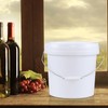Ramddy 4 Gallon Airtight Round Storage Bucket Pails, 6 Packs