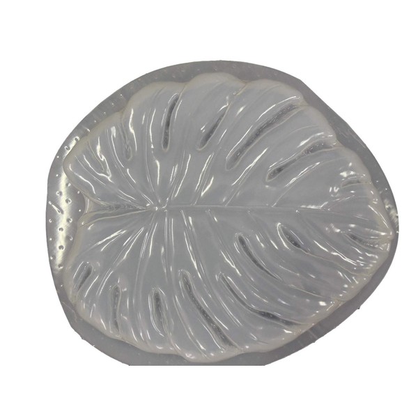 Tropical Leaf Stepping Stone Concrete Plaster Mold 1134